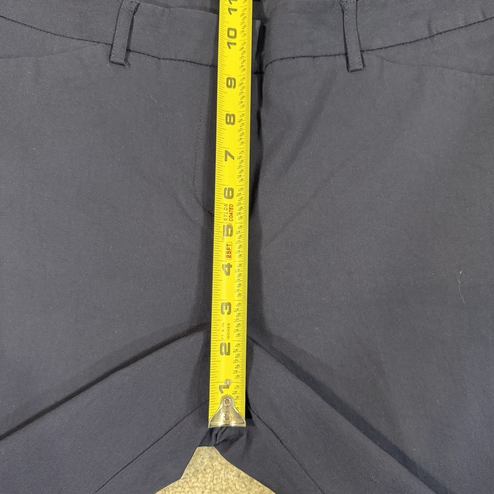 Mario Serrani Slim Fit Navy Dress Pants Blue Women L Tummy Control Stretch 12x27 - Picture 6 of 9